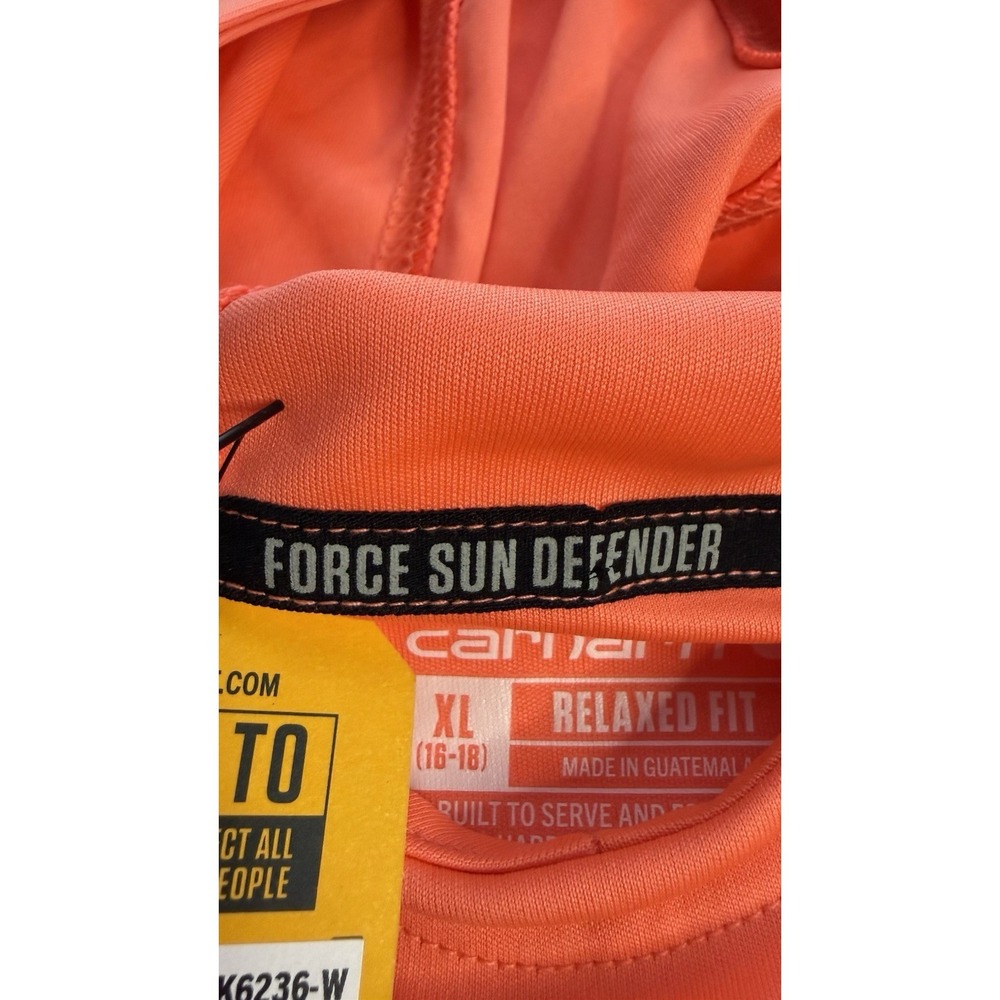Ladies Force Sun Defender NWT Size XL Irregular Gator Neck Corral Color Top #2 - Picture 6 of 12